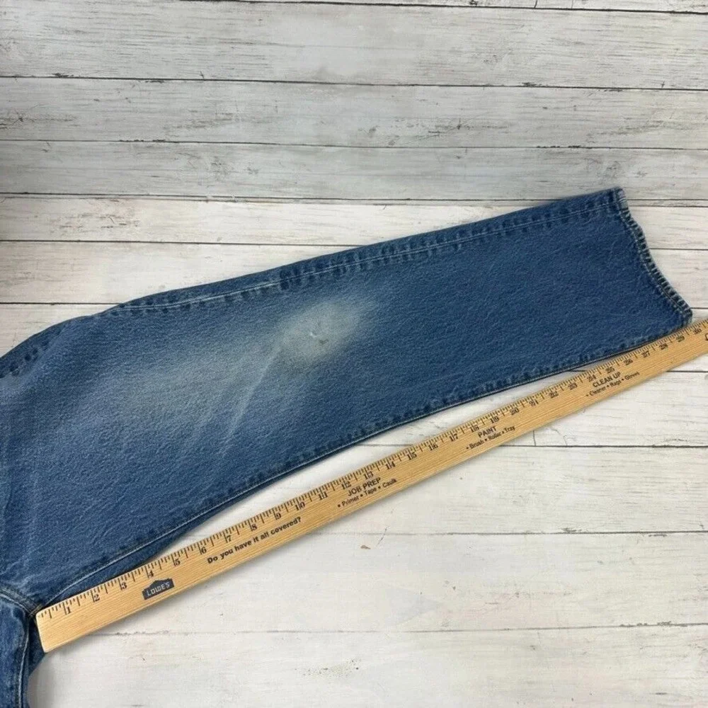 Levis 501 Denim Mens Jeans 38x34 blue Straight fit‎ button fly (Measures 35X30)